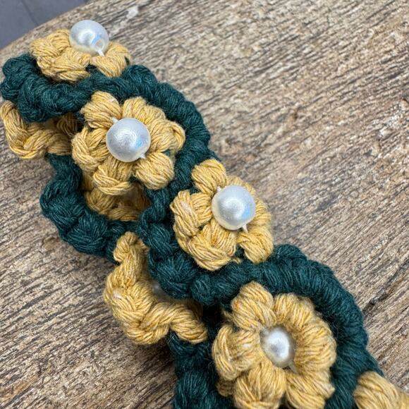 Beaded  Macrame Boho Keychain Charm Purse Bag Charm FAST SHIP NEW - Picture 6 of 6